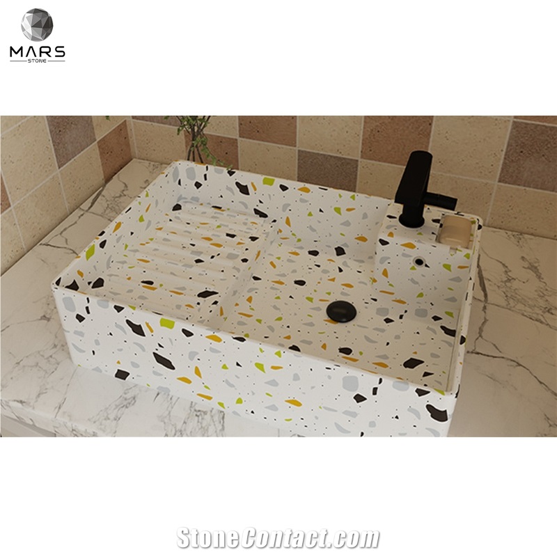 New Trend Nordic Minimalist Terrazzo Tile Slab Design